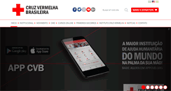 Desktop Screenshot of cruzvermelha.org.br