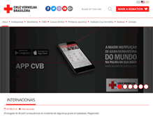 Tablet Screenshot of cruzvermelha.org.br