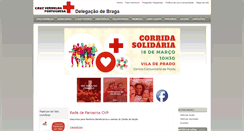 Desktop Screenshot of braga.cruzvermelha.pt
