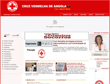 Tablet Screenshot of cruzvermelha.og.ao